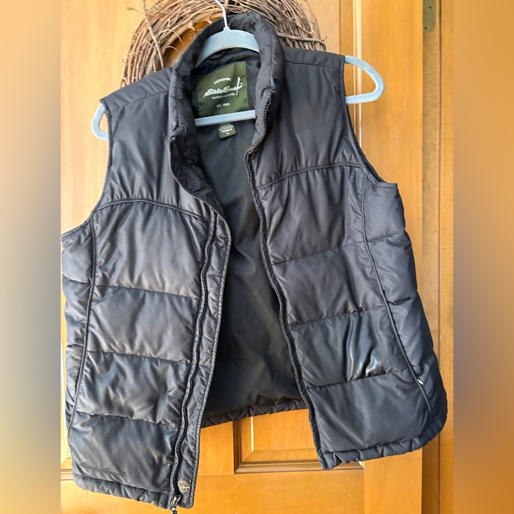 Puffer vest vintage- feather down filled